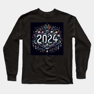 Happy New Year 2024 - Style 3 Long Sleeve T-Shirt